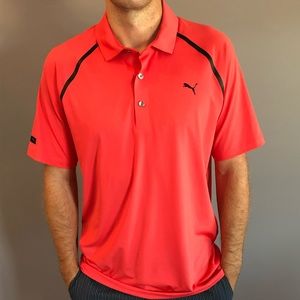 Men’s Puma Coral Golf Polo